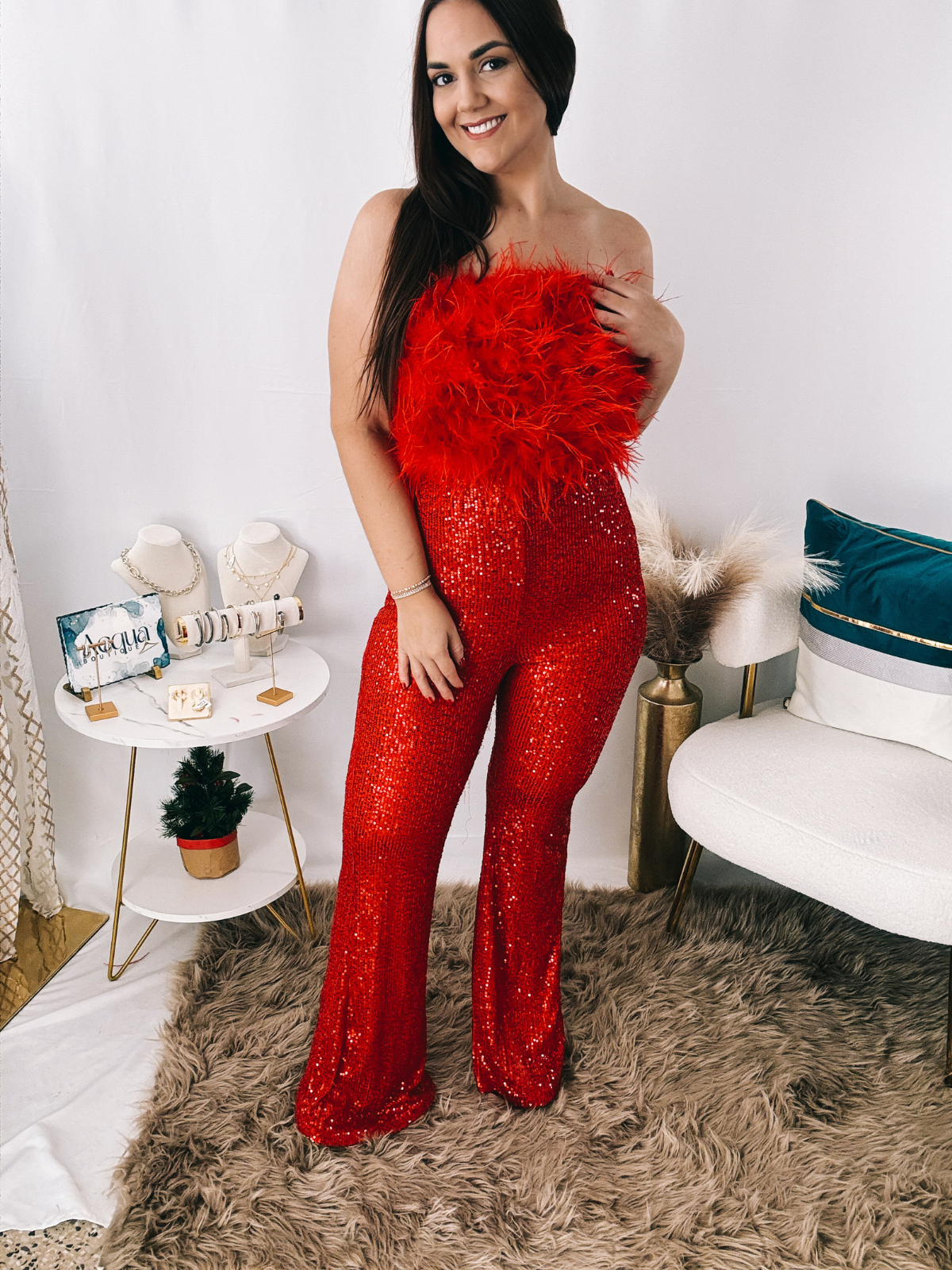 Amira Sparkling Jumpsuit