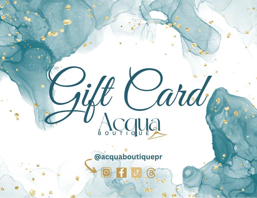 Acqua Boutique Gift Card